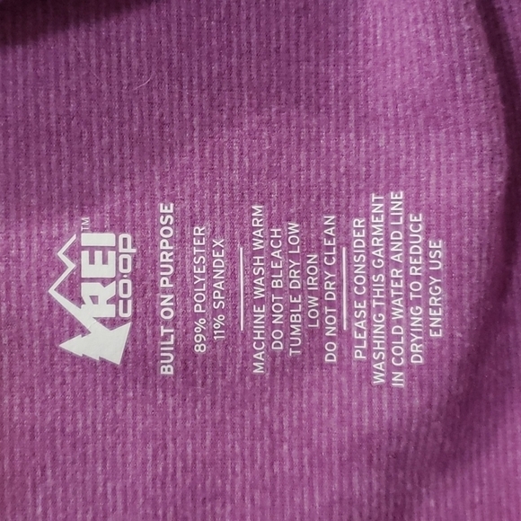 REI Outdoor Hiking Walking Preppy Co-op Quarter-Zip Span Shirt  - Women's - Picture 7 of 7